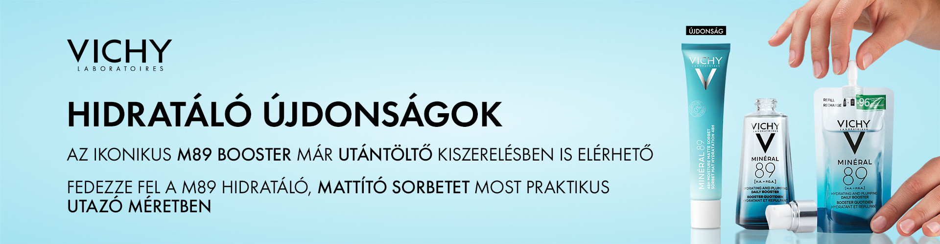 Vichy Minéral 89 újdonságok