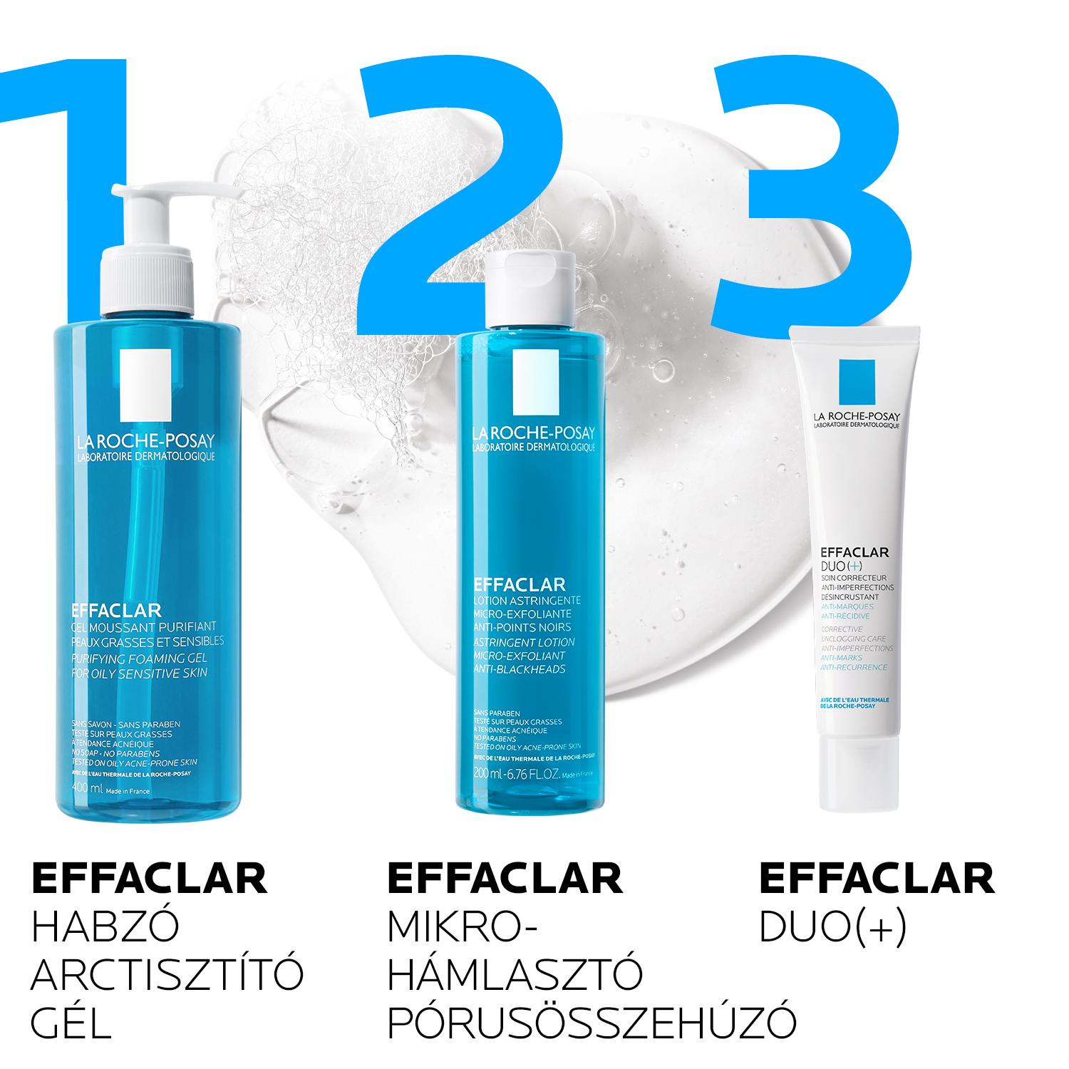 La Roche-Posay Effaclar pórusösszehúzó, mikro-hámlasztó tonik 200 ml