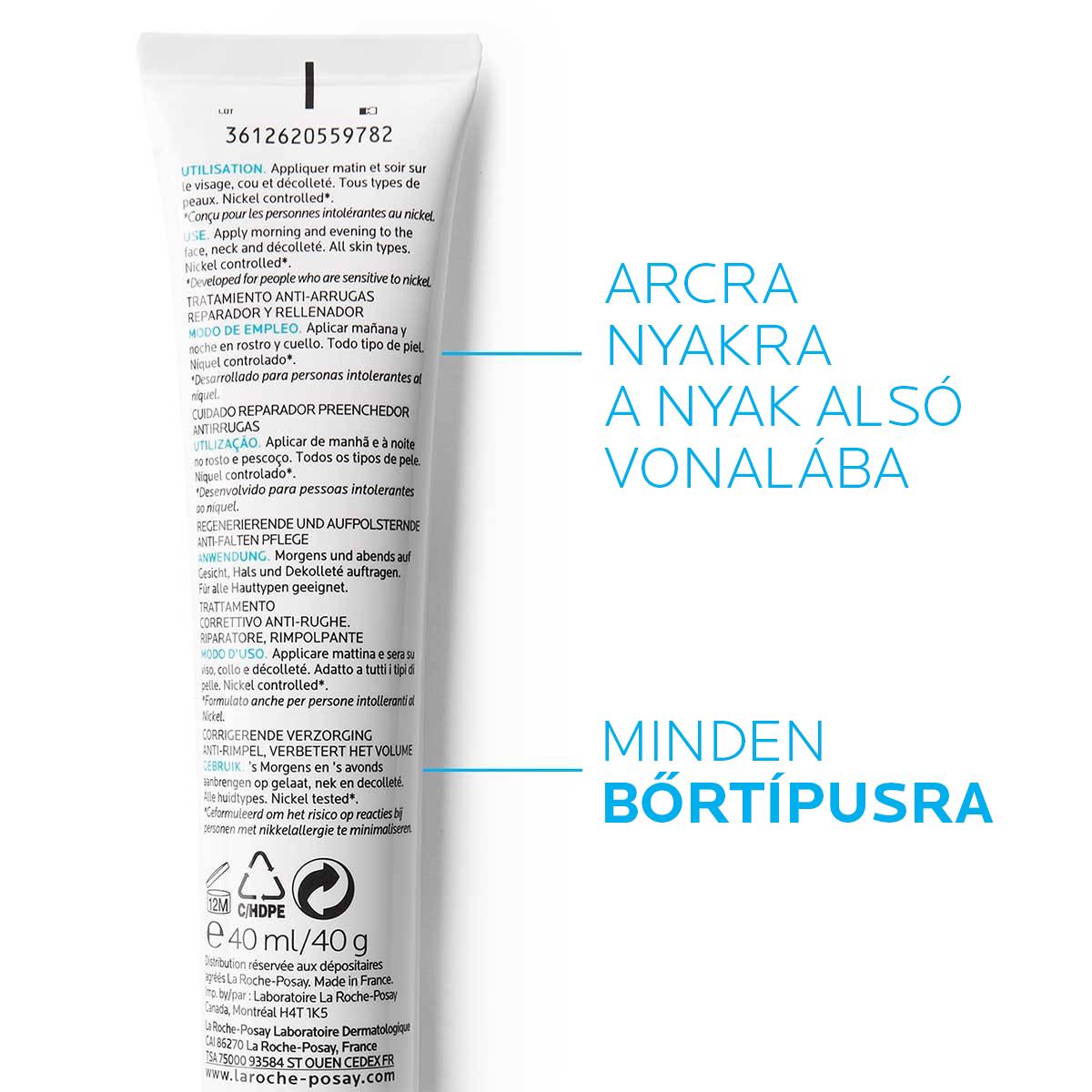 La Roche-Posay HYALU B5 ránctalanító arcápoló 40ml