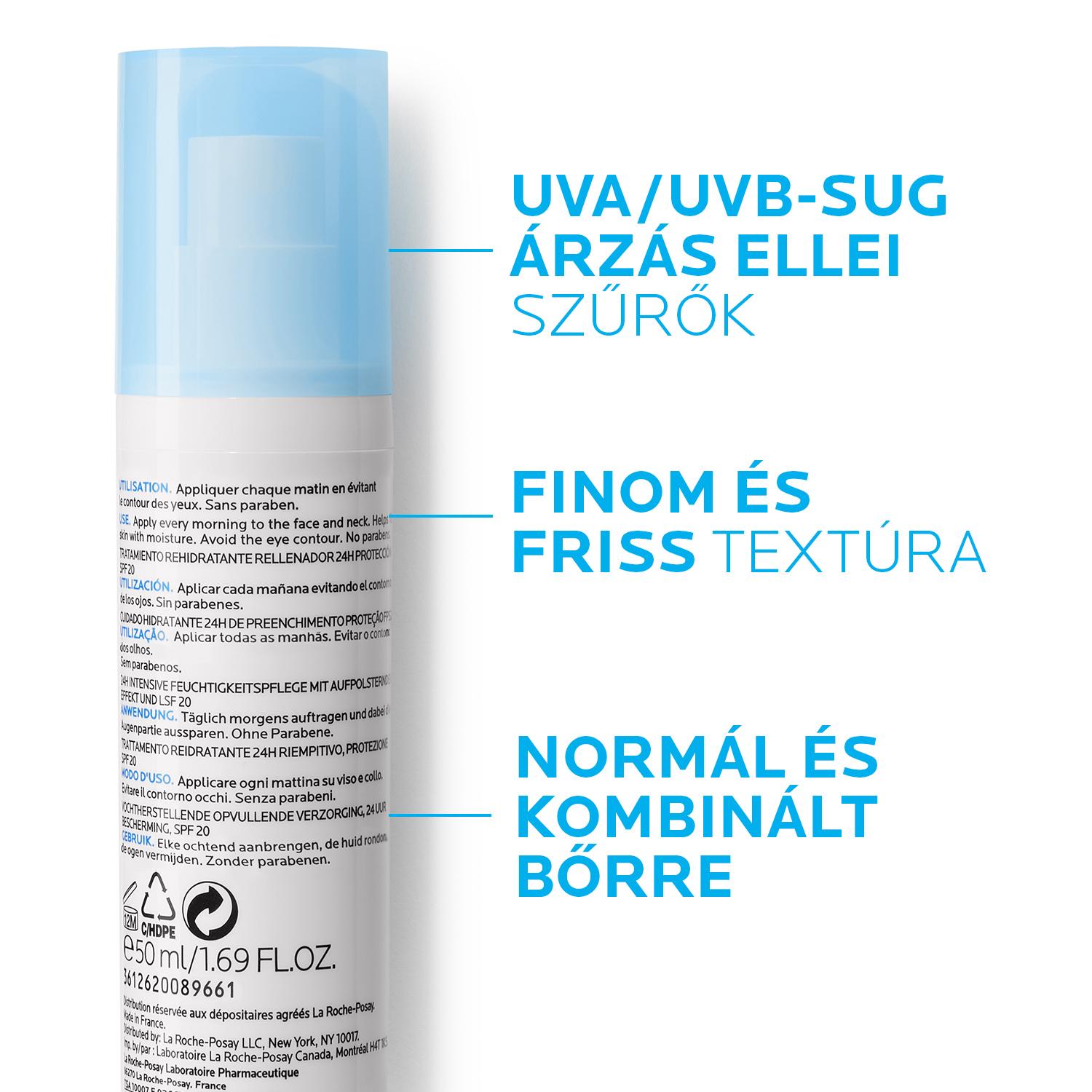 La Roche-Posay Hydraphase Intenzív UV Legere intenzív nappali hidratáló krém 50 ml