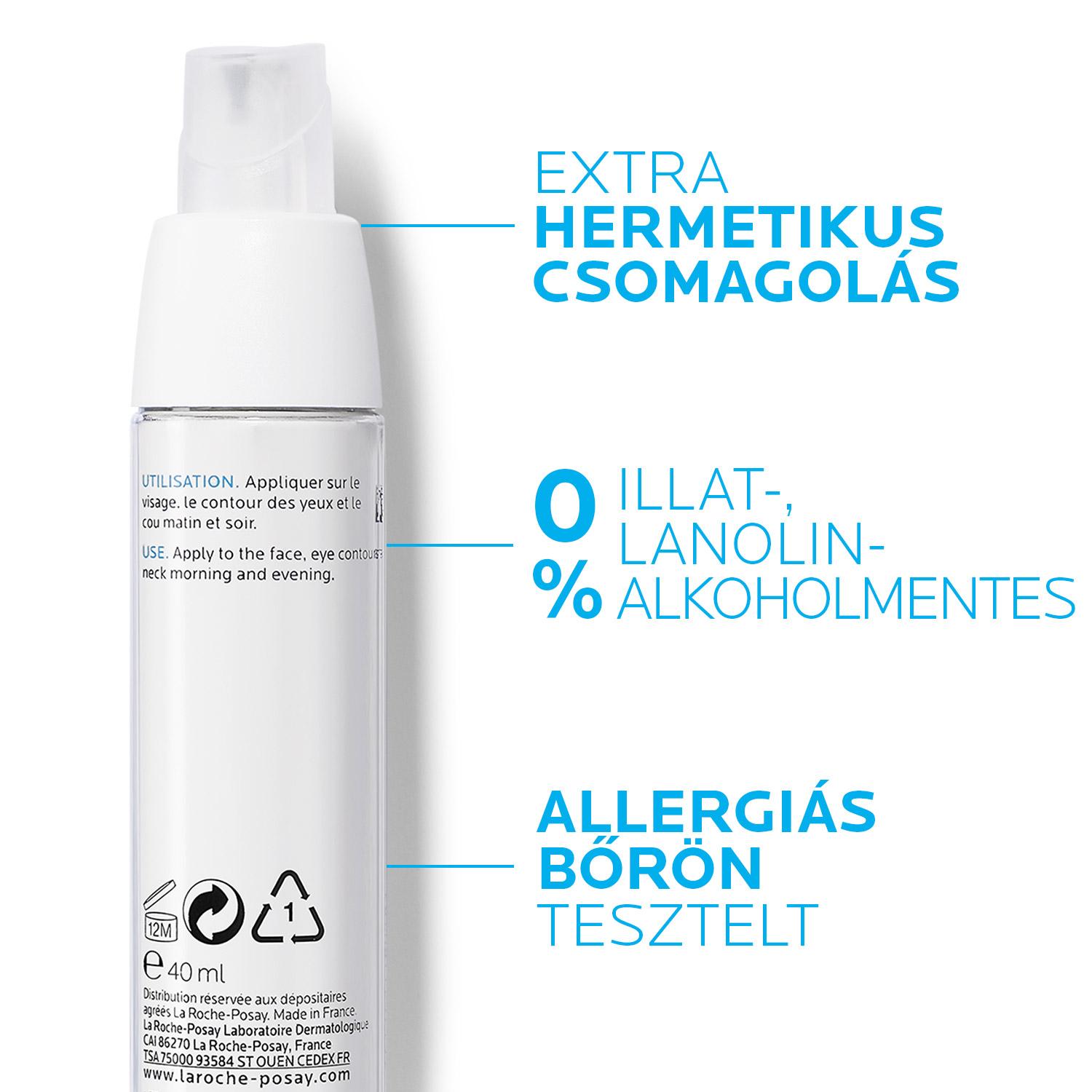 La Roche-Posay Toleriane Ultra Fluid intenzív nyugtató bőrápoló arcra és szemkörnyékre 40 ml