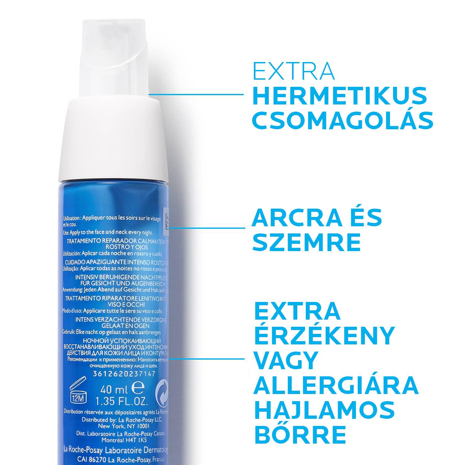 La Roche-Posay Toleriane Ultra éjszakai arckrém 40 ml
