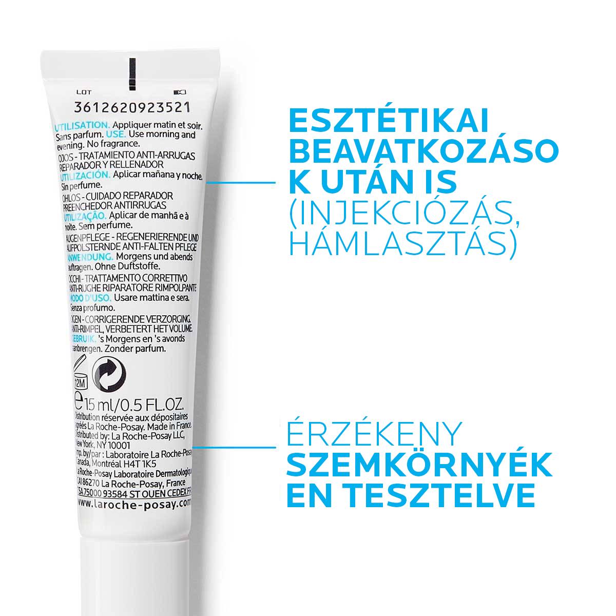 La Roche-Posay HYALU B5 szemkörnyékápoló 15 ml