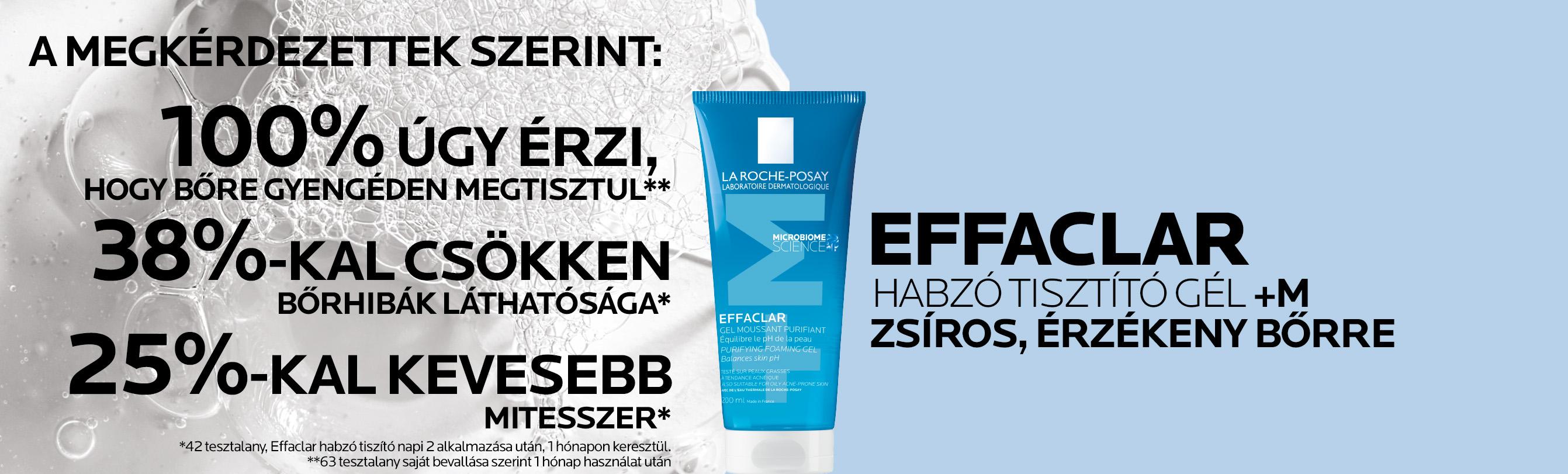 La Roche-Posay Effaclar habzó arctisztító gél 200 ml