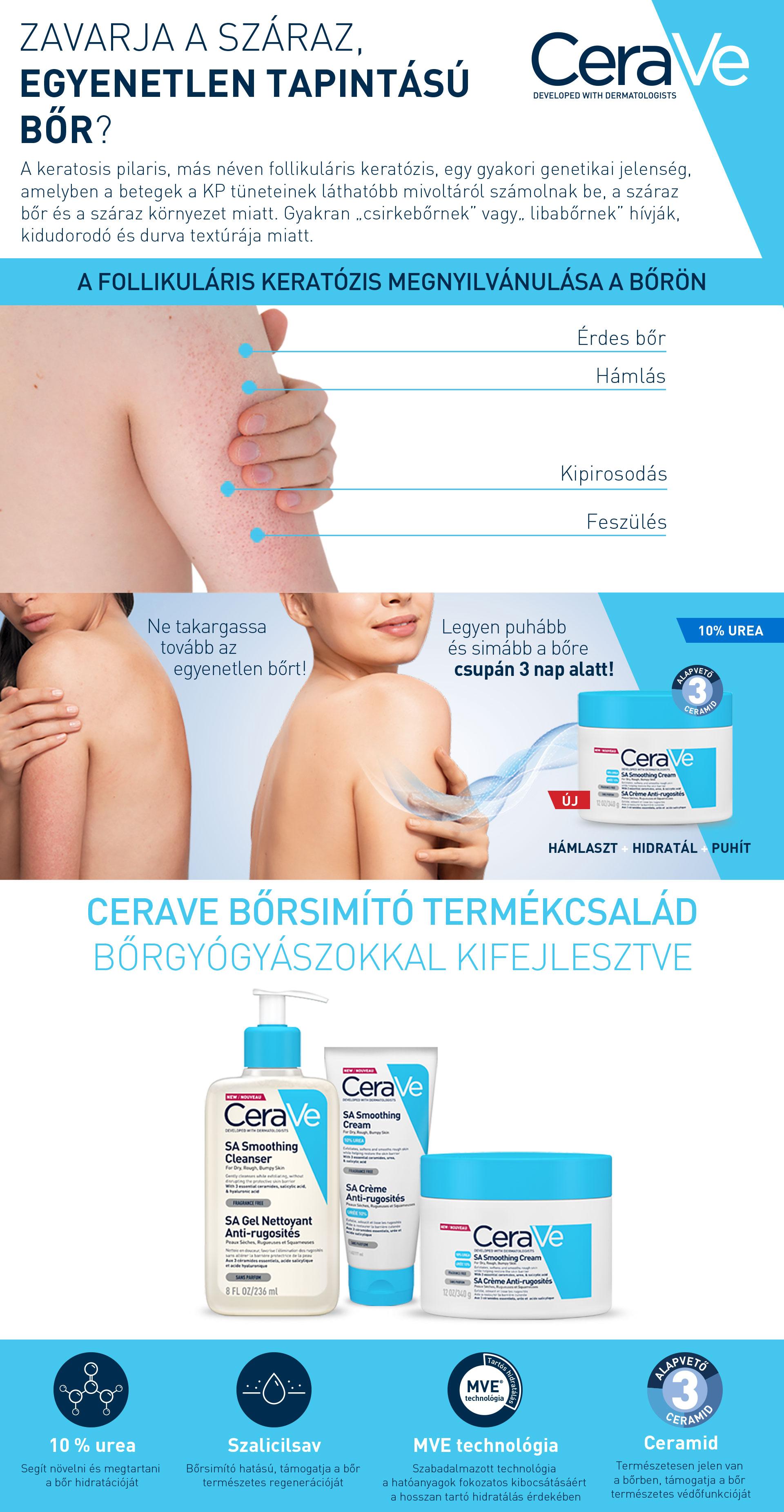Keratosis pilaris: durva egyenetlen tapintású bőr