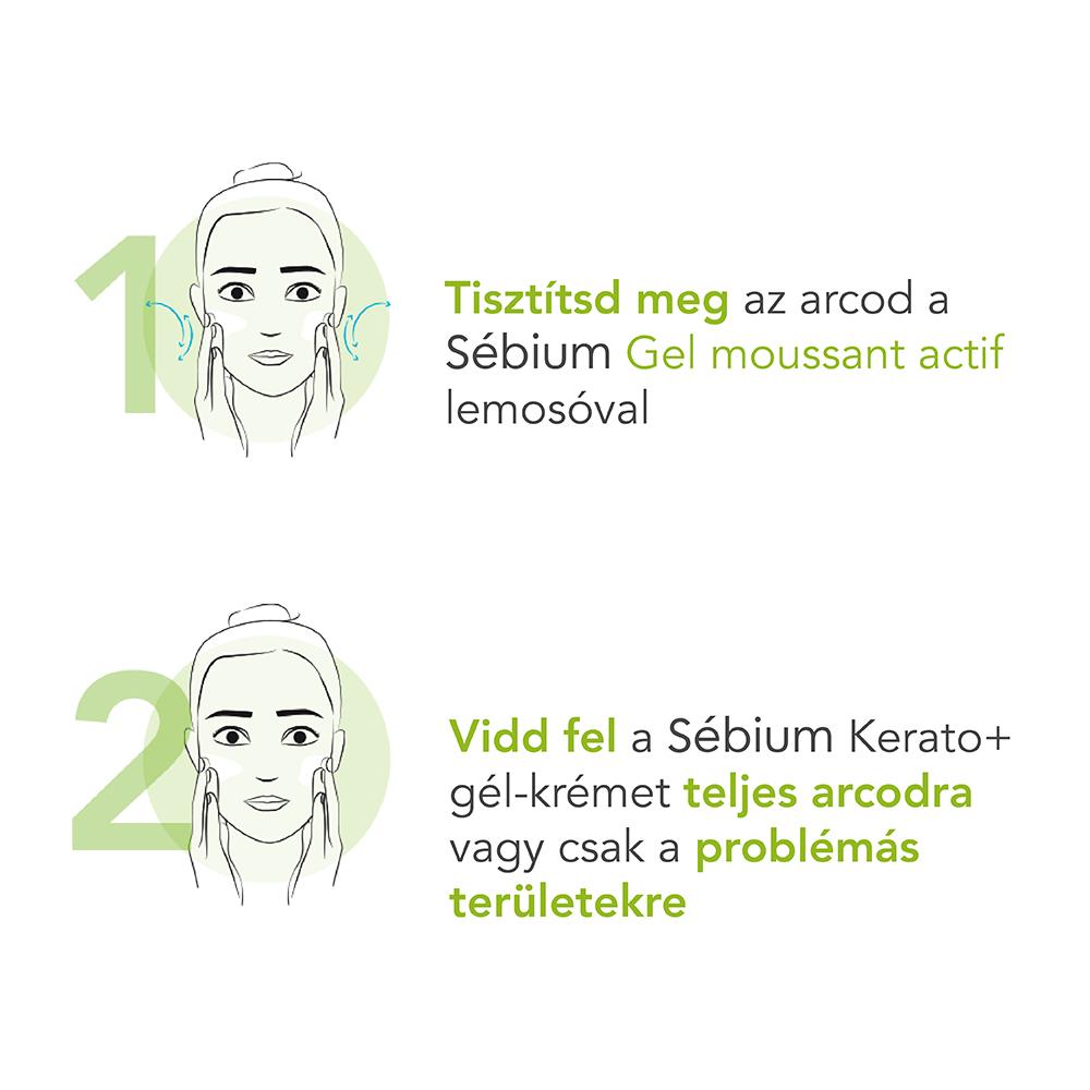 Bioderma Sébium Kerato+ gél-krém 30ml