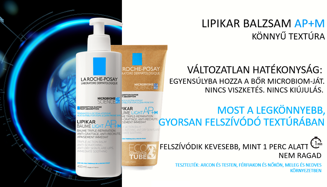 La Roche-Posay Lipikar Baume AP+ M balzsam könnyű textúra