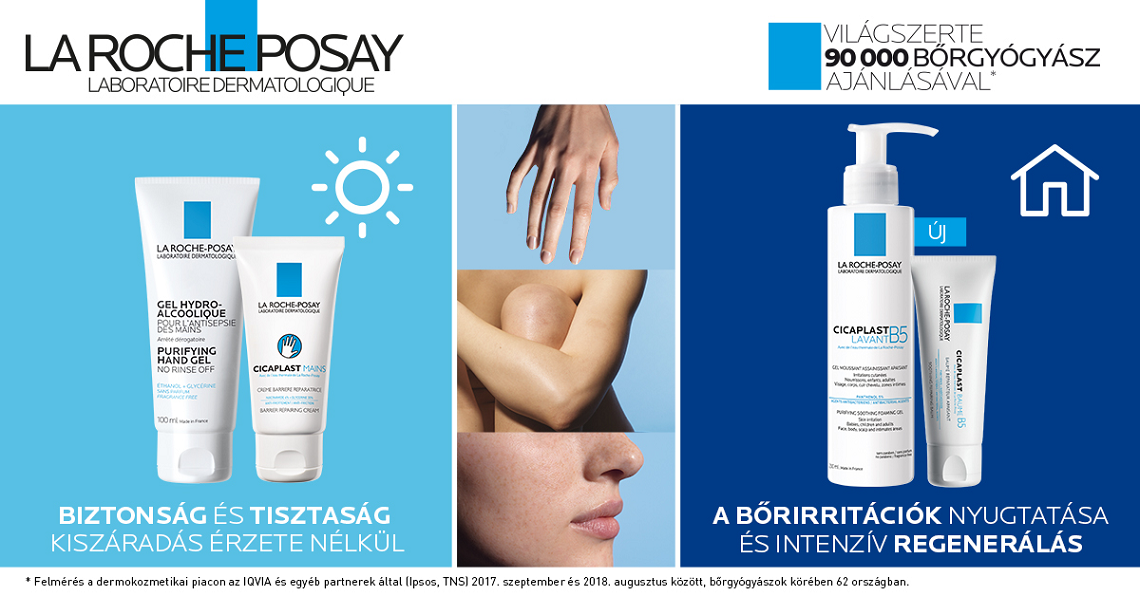 La Roche-Posay Cicaplast Lavant B5 Tisztító bőrnyugtató habzó gél