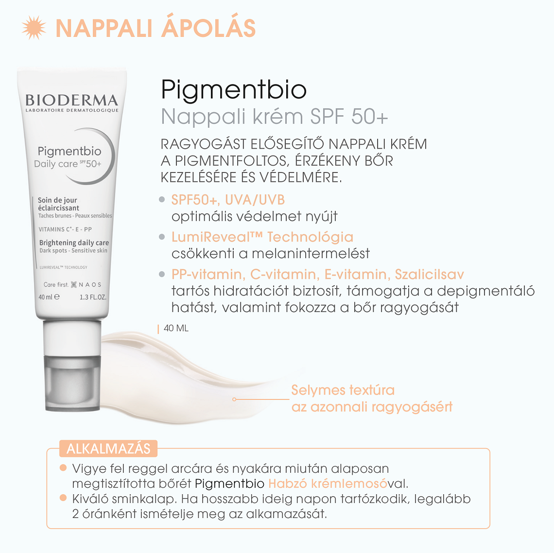 Bioderma Pigmentbio termékcsalád