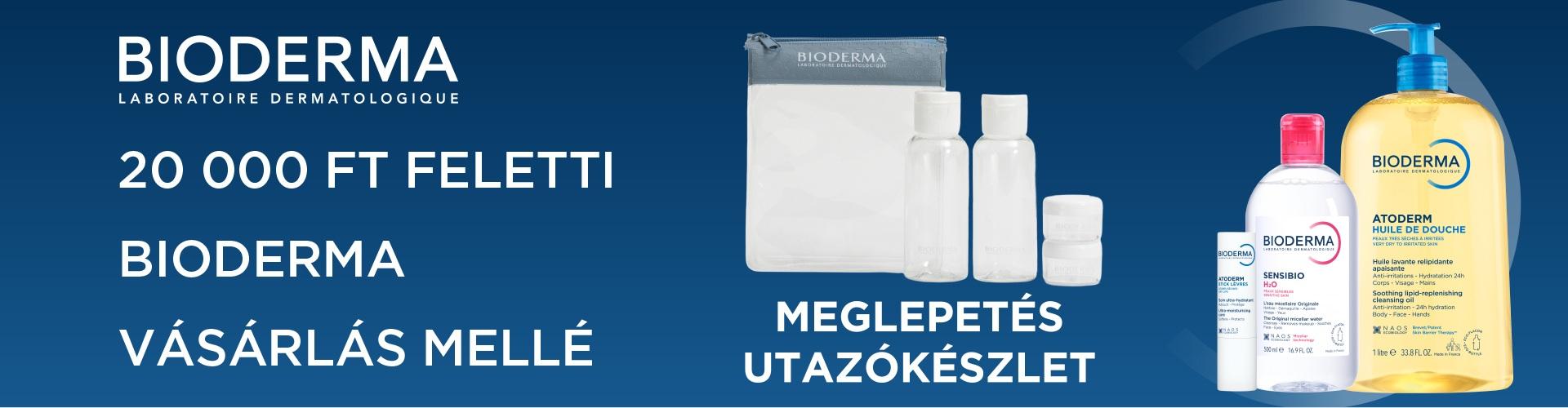 2025. július 11-31. között 20.000 Ft feletti Bioderma rendelése esetén ajándékba adunk 1db Bioderma Travel Kit utazókészletet 2.000 Ft értékben! 